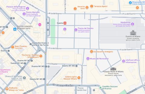 Mappa MILANO - MACIACHINI